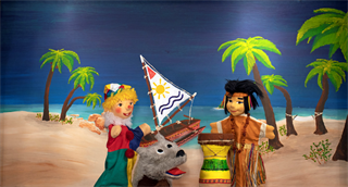 Friedburger Puppenbühne - "Kasperl auf der Kokosnuss-Insel"